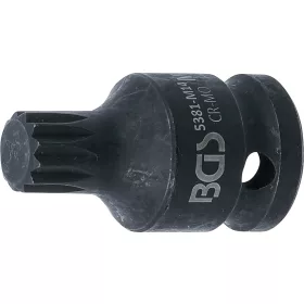   BGS technic 1/2" Spline bitfej légkulcshoz, M14, 40 mm (BGS 5381-M14)