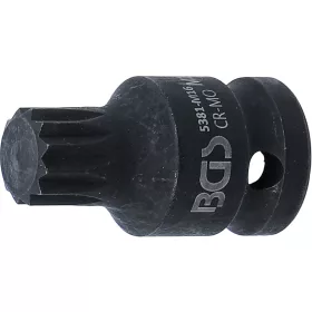   BGS technic 1/2" Spline bitfej légkulcshoz, M16, 40 mm (BGS 5381-M16)