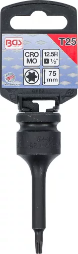 BGS technic Torx bitfej légkulcshoz, T25, 1/2" (BGS 5480-T25)