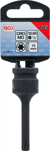 BGS technic Torx bitfej légkulcshoz, T45, 1/2" (BGS 5480-T45)