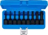 BGS technic Gépi Torx bitfejes dugókulcs készlet 1/2” meghajtással, T20–T70, 75 mm, 9 részes (BGS 5480)