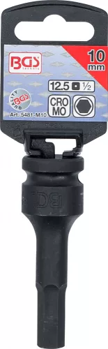 BGS technic Imbusz bitfej légkulcshoz, M10, 1/2" (BGS 5481-M10)