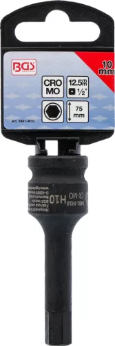 BGS technic Imbusz bitfej légkulcshoz, M10, 1/2" (BGS 5481-M10)