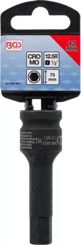 BGS technic Imbusz bitfej légkulcshoz, M12, 1/2" (BGS 5481-M12)