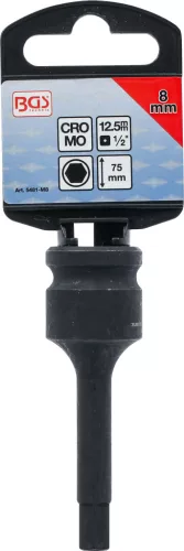 BGS technic Imbusz bitfej légkulcshoz, M8, 1/2" (BGS 5481-M8)