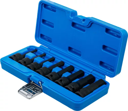 BGS technic Gépi imbusz bitfejes dugókulcs készlet 1/2” meghajtással, 5–19 mm, 75 mm, 8 részes (BGS 5481)
