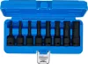 BGS technic Gépi imbusz bitfejes dugókulcs készlet 1/2” meghajtással, 5–19 mm, 75 mm, 8 részes (BGS 5481)