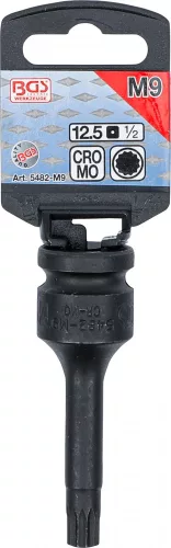 BGS technic Spline bitfej légkulcshoz, M9, 1/2" (BGS 5482-M9)