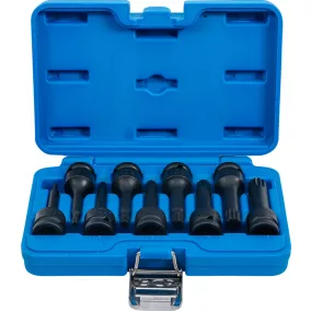   BGS technic 9 részes levegős Spline bitfej készlet, 1/2", M4-M16 (BGS 5482)