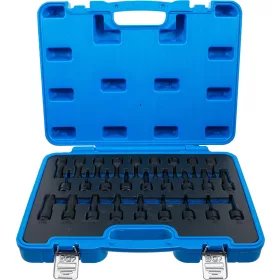   BGS technic Levegős bitfej készlet 26 részes, Torx és Spline típusú (BGS 5484)