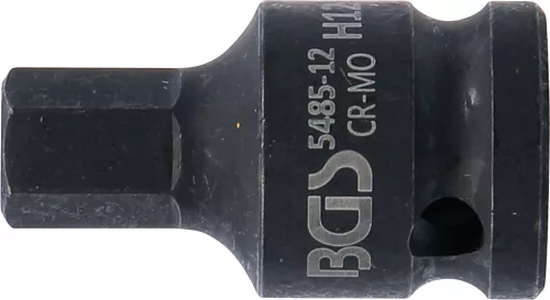 BGS technic Imbusz bitfej légkulcshoz, 12 mm, 1/2" (BGS 5485-12)