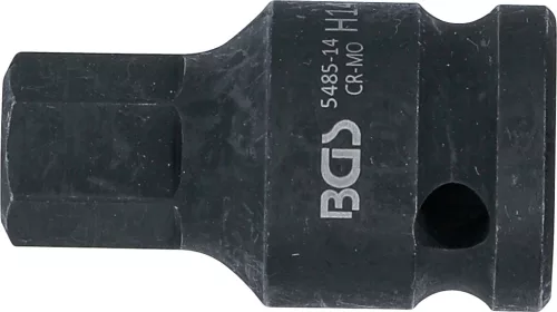 BGS technic Imbusz bitfej légkulcshoz, 14 mm, 1/2" (BGS 5485-14)