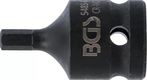 BGS technic Imbusz bitfej légkulcshoz, 6 mm, 1/2" (BGS 5485-6)