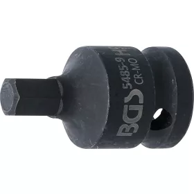   BGS technic Imbusz bitfej légkulcshoz, 9 mm, 1/2" (BGS 5485-9)
