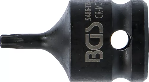 BGS technic Torx bitfej légkulcshoz, T25, 1/2" (BGS 5486-T25)