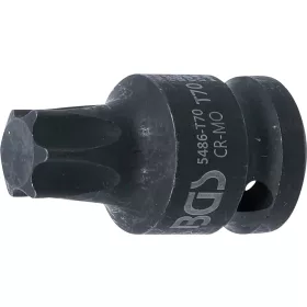   BGS technic Torx bitfej légkulcshoz, T70, 1/2" (BGS 5486-T70)