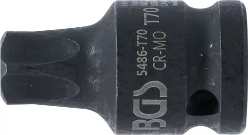 BGS technic Torx bitfej légkulcshoz, T70, 1/2" (BGS 5486-T70)