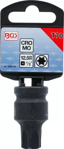 BGS technic Torx bitfej légkulcshoz, T70, 1/2" (BGS 5486-T70)