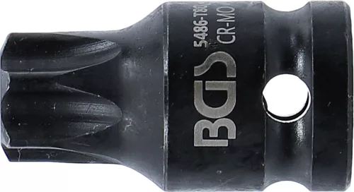 BGS technic Torx bitfej légkulcshoz, T80, 1/2" (BGS 5486-T80)