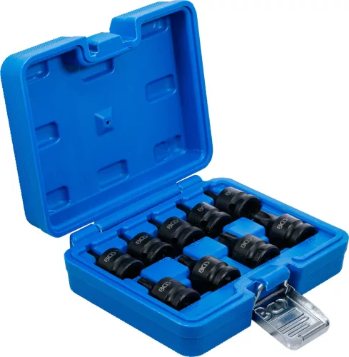 BGS technic 9 részes Torx bitfej készlet légkulcshoz, T20 - T80, 1/2" (BGS 5486)