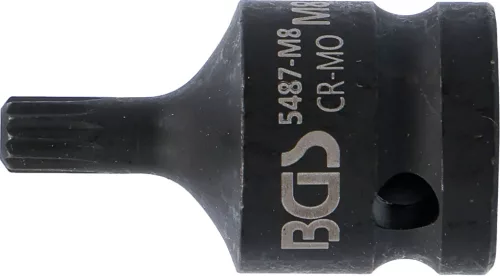 BGS technic XZN bitfej légkulcshoz, M8, 1/2" (BGS 5487-M8)