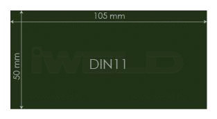 IWELD Védőüveg DIN11 50x105mm (548950100011)