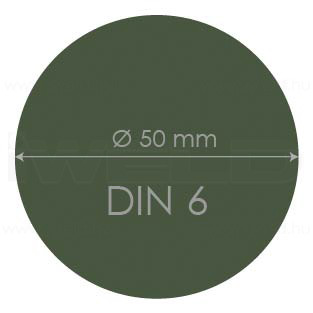 IWELD Védőüveg DIN 6 50mm, 2db/csomag (548980051043)