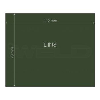 IWELD Védőüveg DIN 8 90x110mm (548980055011)