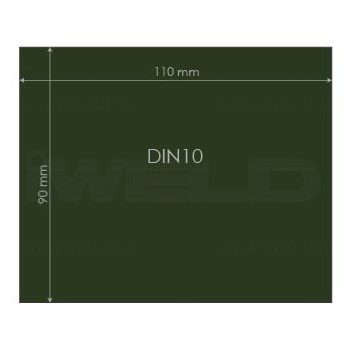 IWELD Védőüveg DIN10 90x110mm (548980055013)
