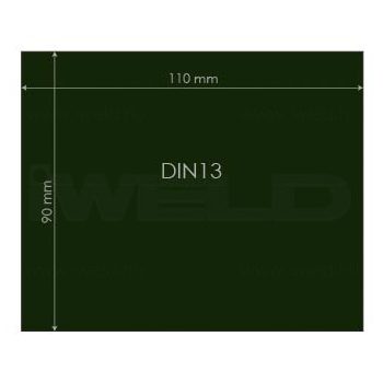 IWELD Védőüveg DIN13 90x110mm (548980057014)