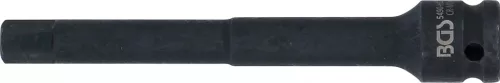 BGS technic Levegős dugókulcs | Hossz 150 mm | 12,5 mm (1/2") | Belső hatszögletű 12 mm (5490-H12)