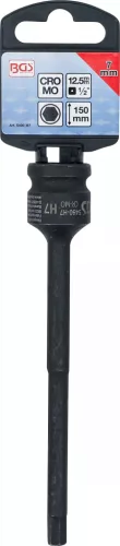 BGS technic Levegős dugókulcs | Hossz 150 mm | 12,5 mm (1/2") | Belső hatszögletű 7 mm (5490-H7)