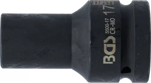 BGS technic Dugófej légkulcshoz, 1", 17mm (BGS 5500-17)