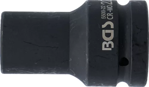 BGS technic Dugófej légkulcshoz, 1", 22mm (BGS 5500-22)