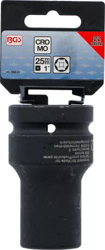 BGS technic Dugófej légkulcshoz, 1", 22mm (BGS 5500-22)