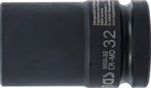BGS technic Dugófej légkulcshoz, 1", 32mm (BGS 5500-32)