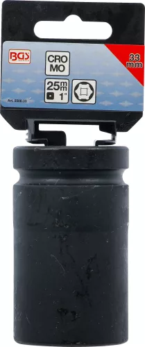 BGS technic Dugófej légkulcshoz, 1", 33mm (BGS 5500-33)