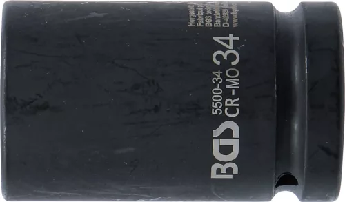 BGS technic Dugófej légkulcshoz, 1", 34mm (BGS 5500-34)