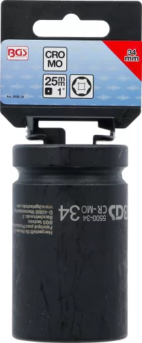 BGS technic Dugófej légkulcshoz, 1", 34mm (BGS 5500-34)