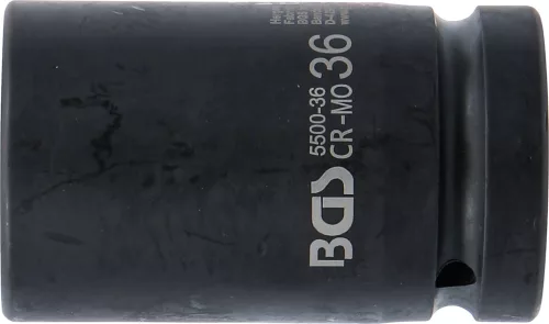 BGS technic Dugófej légkulcshoz, 1", 36mm (BGS 5500-36)