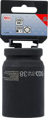 BGS technic Dugófej légkulcshoz, 1", 38mm (BGS 5500-38)