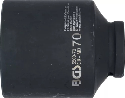 BGS technic Dugófej légkulcshoz, 1", 70mm (BGS 5500-70)