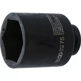   BGS technic Dugófej légkulcshoz, 1", 75mm (BGS 5500-75)