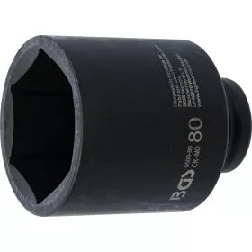   BGS technic Dugófej légkulcshoz, 1", 80mm (BGS 5500-80)