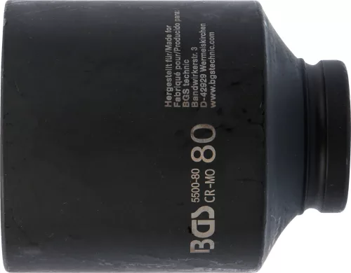 BGS technic Dugófej légkulcshoz, 1", 80mm (BGS 5500-80)