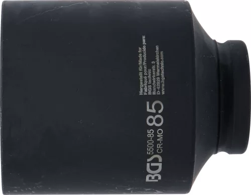 BGS technic Dugófej légkulcshoz, 1", 85mm (BGS 5500-85)