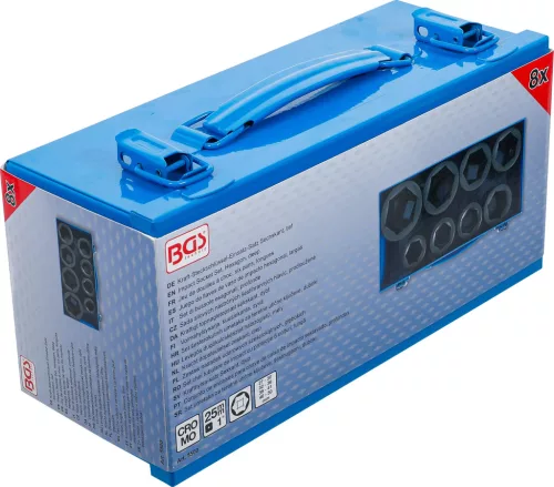 BGS technic Levegős dugókulcs fej készlet, 1", 27-50mm (BGS 5500)
