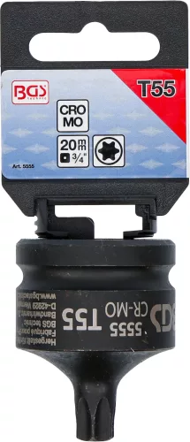 BGS technic 3/4" Levegős dugókulcs | T-profil (Torx) T55 (BGS 5555)
