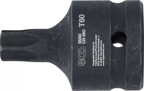 BGS technic 3/4" Levegős dugókulcs | T-profil (Torx) T60 (BGS 5560)