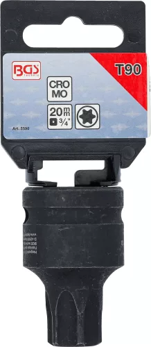 BGS technic 3/4" Levegős dugókulcs | T-profil (Torx) T90 (BGS 5590)